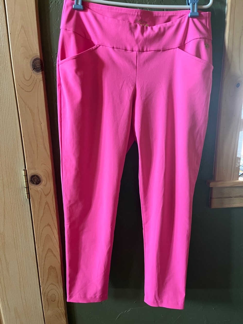 Lilly Pulitzer Hot Pink Ankle Ponte Pants